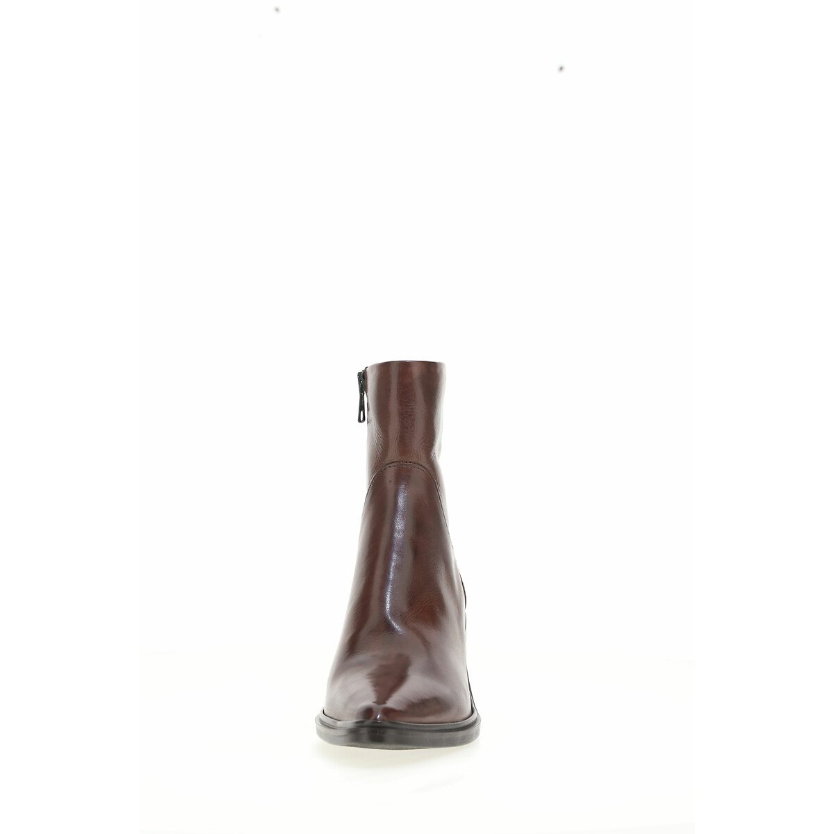 Leather Pointed Ankle Boots brown, MJUS
