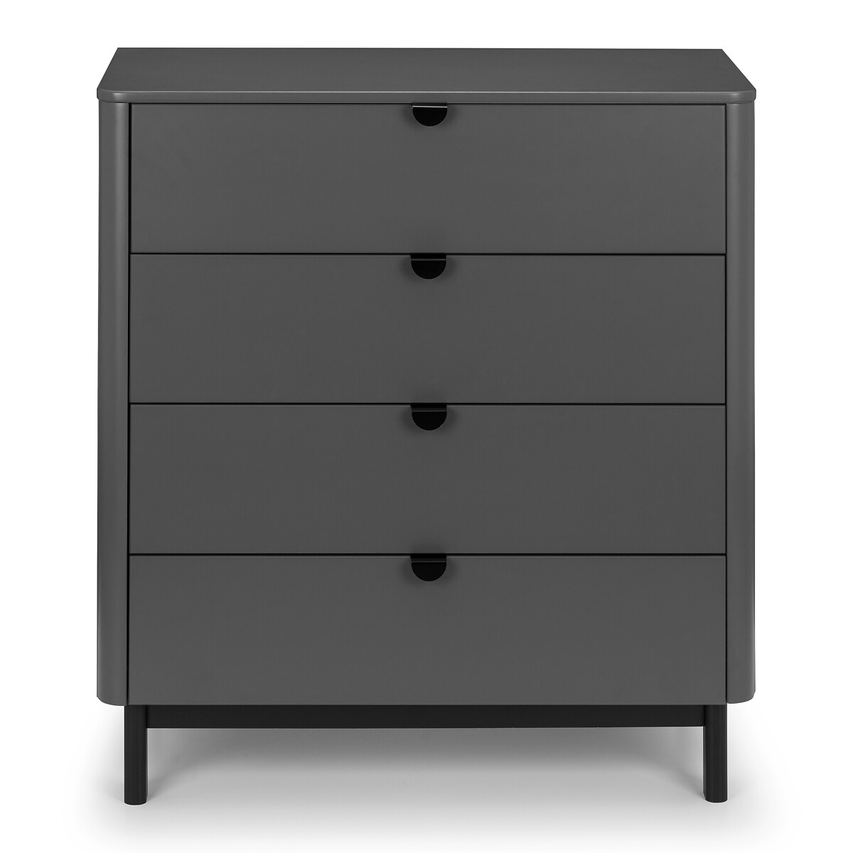 Alexis Chest of 4 Drawers slate grey, SO'HOME