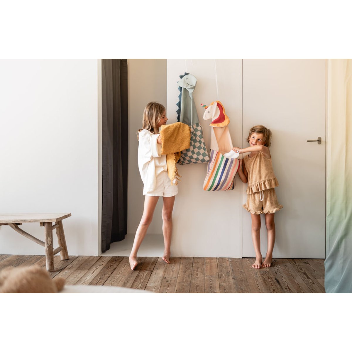 play&go - rangement mural & sac - unicorn multicolor, PLAY ET GO