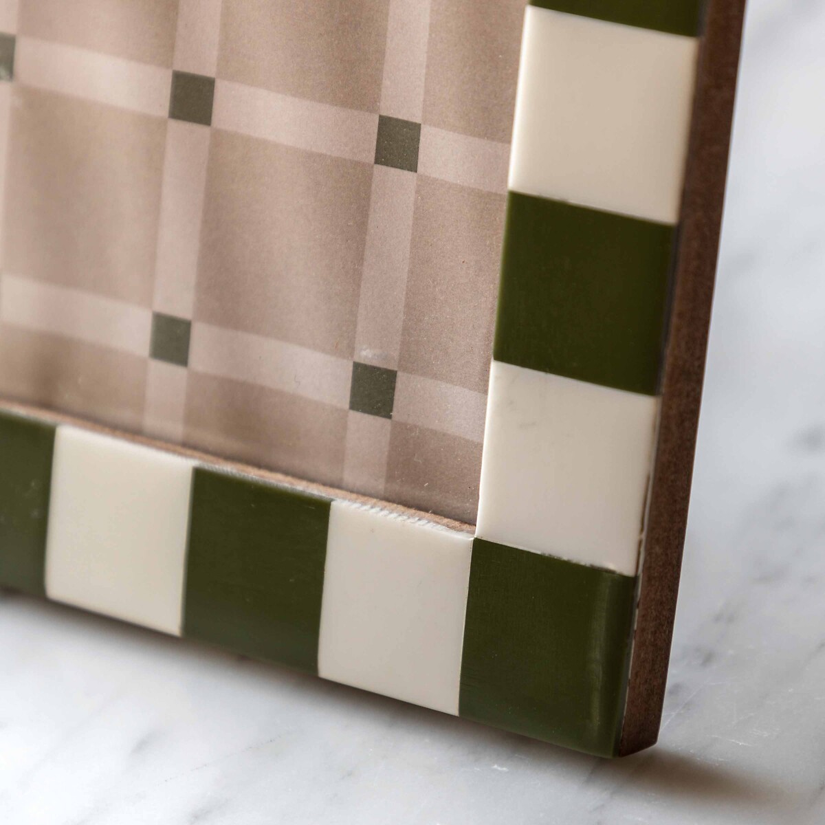 5x7" Caino Checkerboard Photoframe green, ÉDITÉ