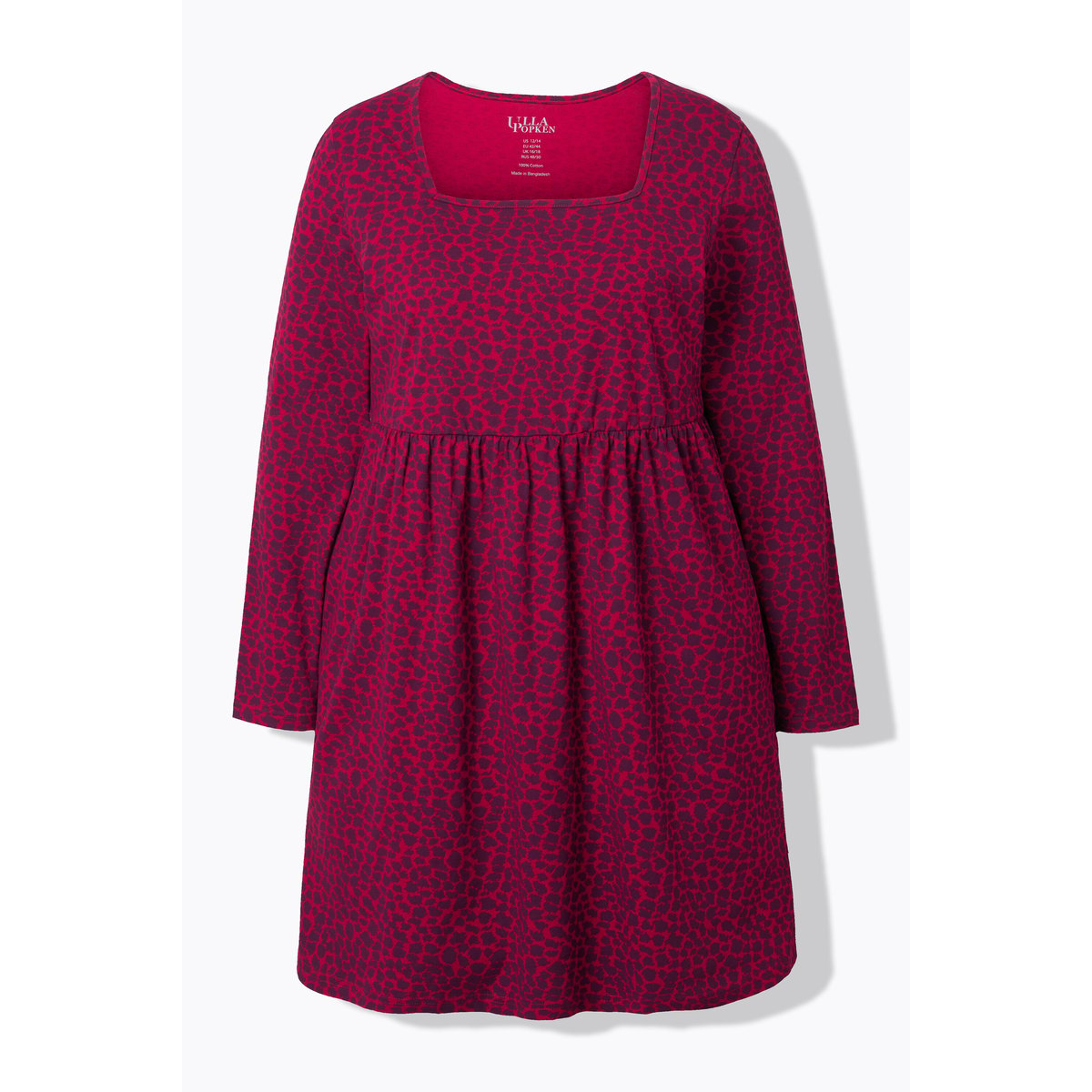 T-shirt long rouge rubis, ULLA POPKEN