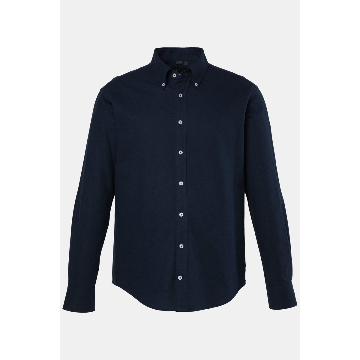 Chemise en flanelle, manches longues bleu foncé, JP1880