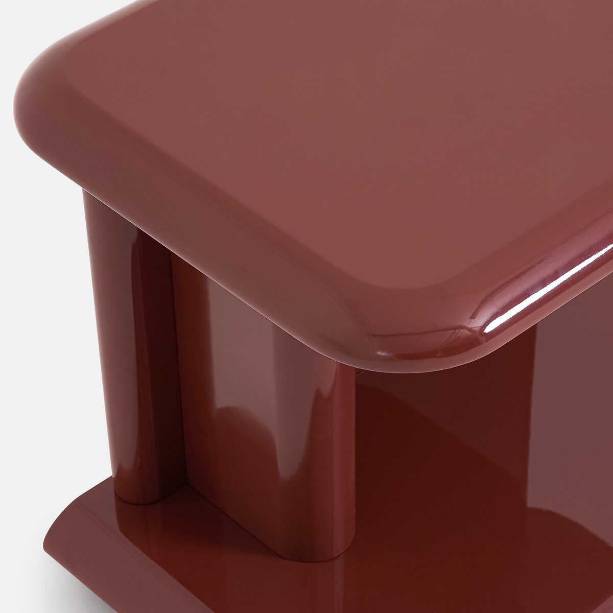 Comodino laccato, MAROL bordeaux , LA REDOUTE INTERIEURS