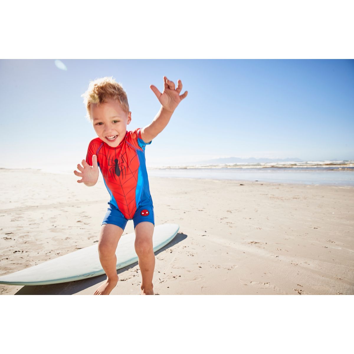 Maillot de bain anti-uv spider-man rouge/bleu, NEXT