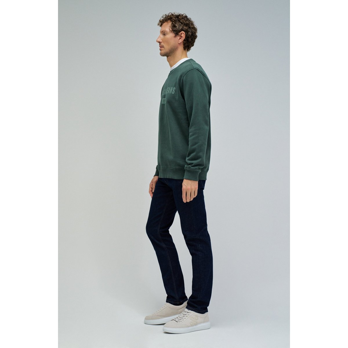 SWEATSHIRT AVEC BRANDING vert, SALSA JEANS