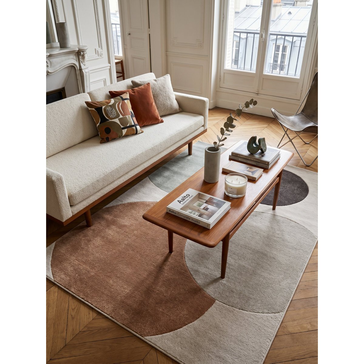 Tapis doux pour un intérieur design SOLIS palette colorée, AFK LIVING