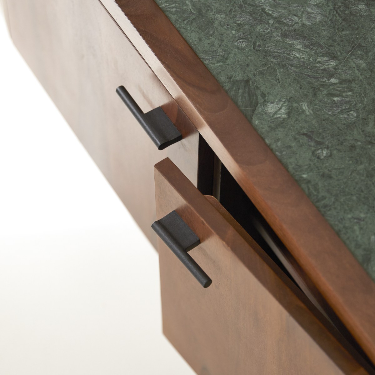 Meuble Hi-FI, TV en Palissandre massif, JADE marron, TIKAMOON