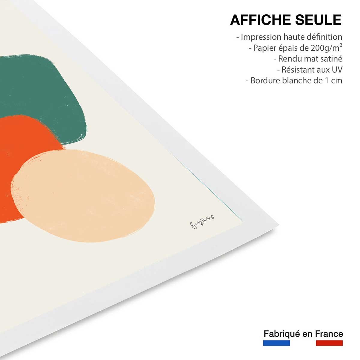 Affiche Palette couleur primaire affiche seule, HEXOA