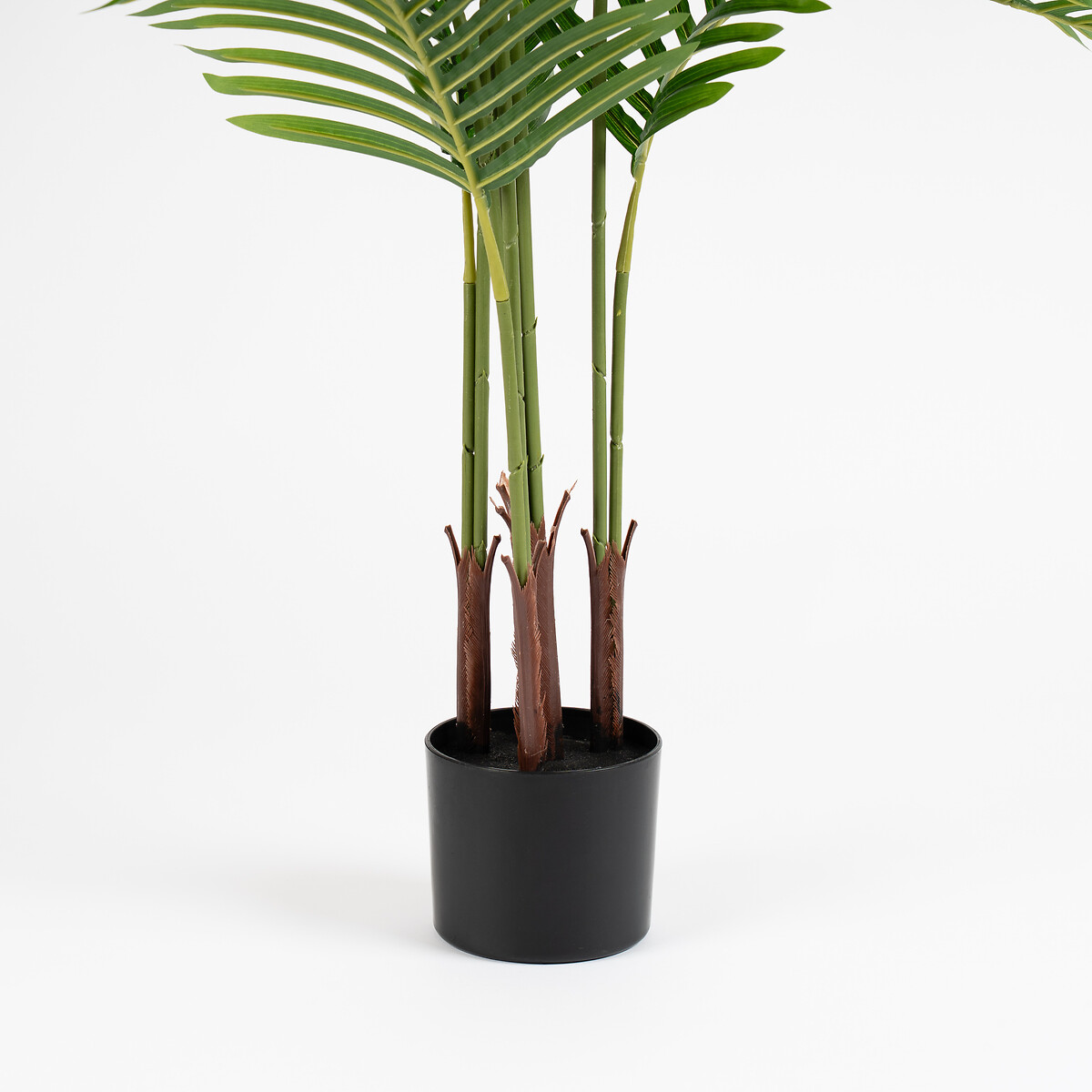 120cm Artificial Palm Tree in Black Pot green, SO'HOME