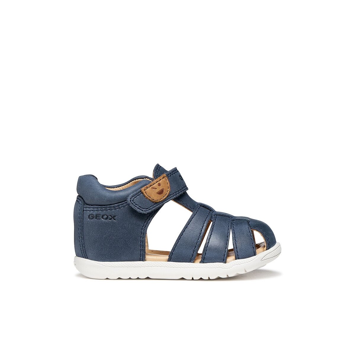 Sandales en cuir MACCHIA, premiers pas bleu marine, GEOX