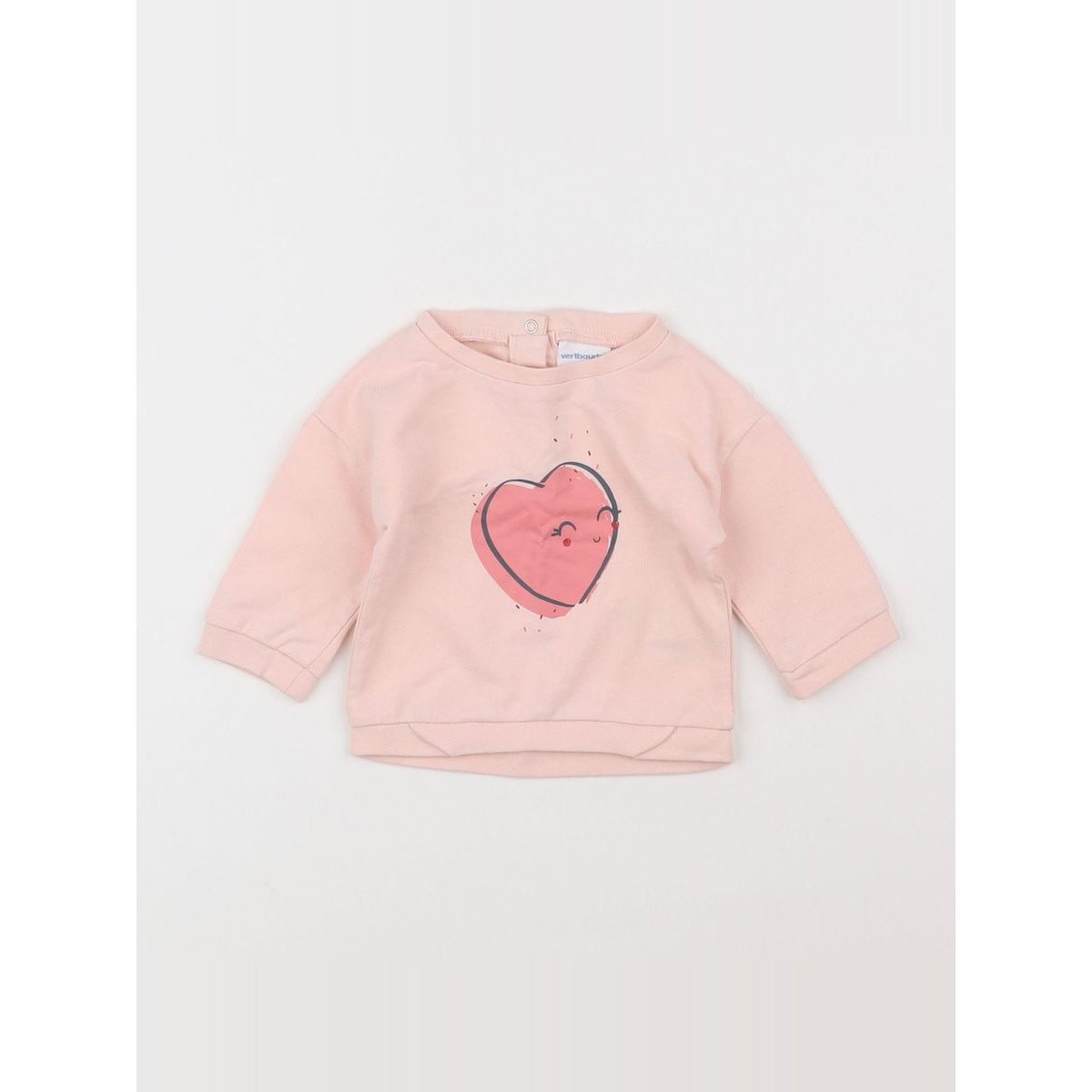 Sweat - Très bon état rose, VERTBAUDET
