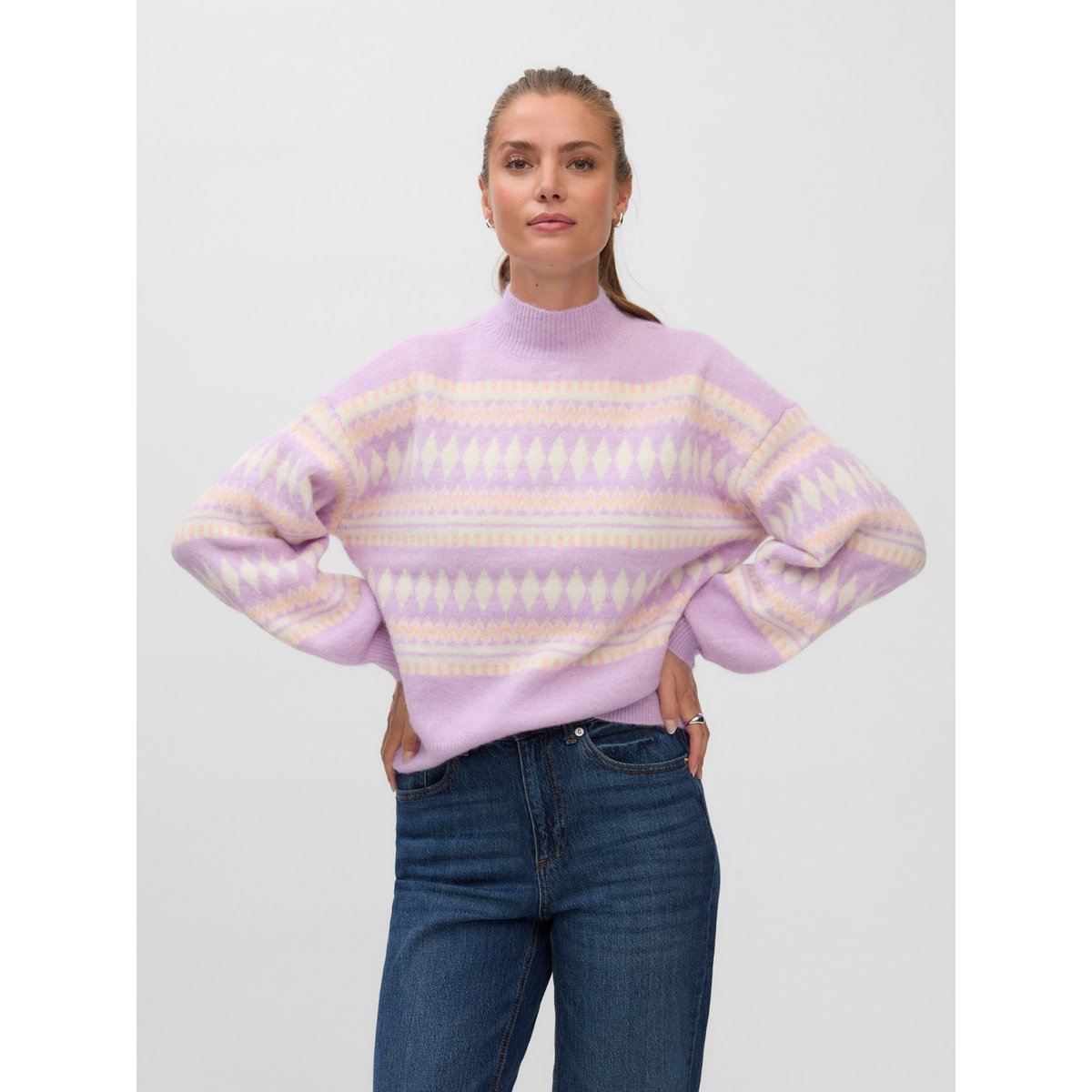 Pull En Maille orchid petal 1, VERO MODA