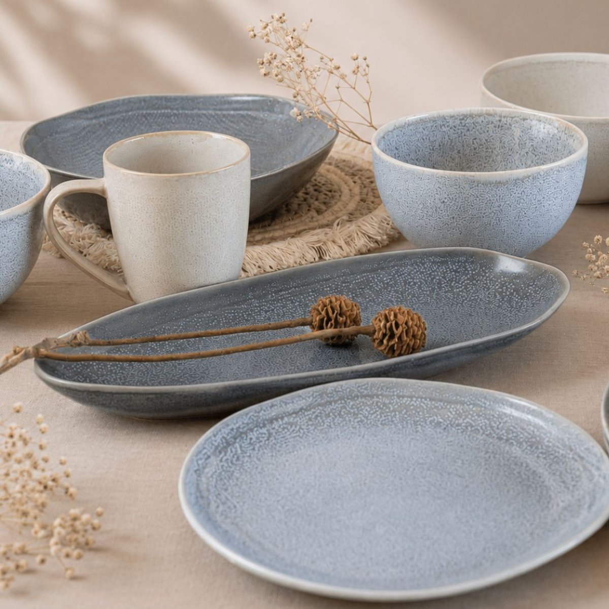 Grand plat, ZAO gris, ARTIME