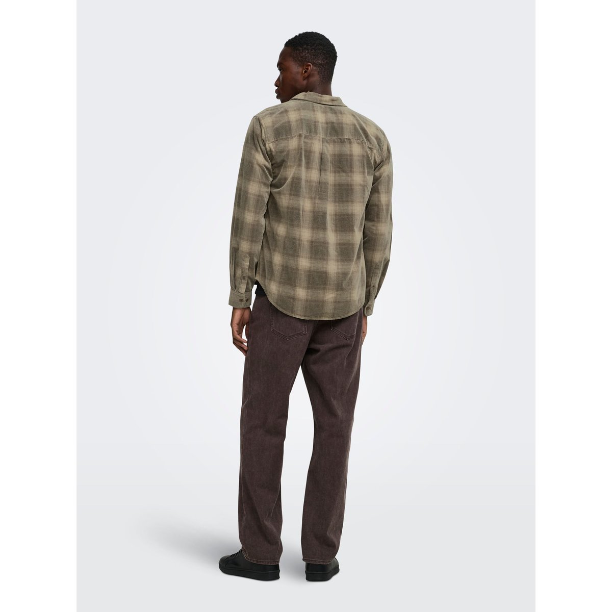 Chemise marron - soft silt 1, ONLY & SONS