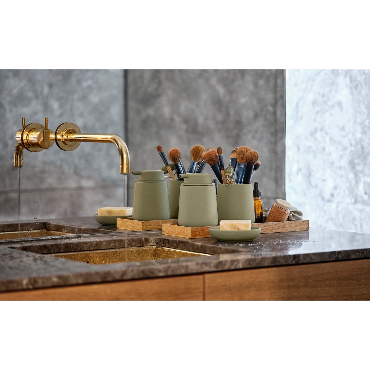 Distributeur de savon NOVA ONE vert matcha, ZONE DENMARK