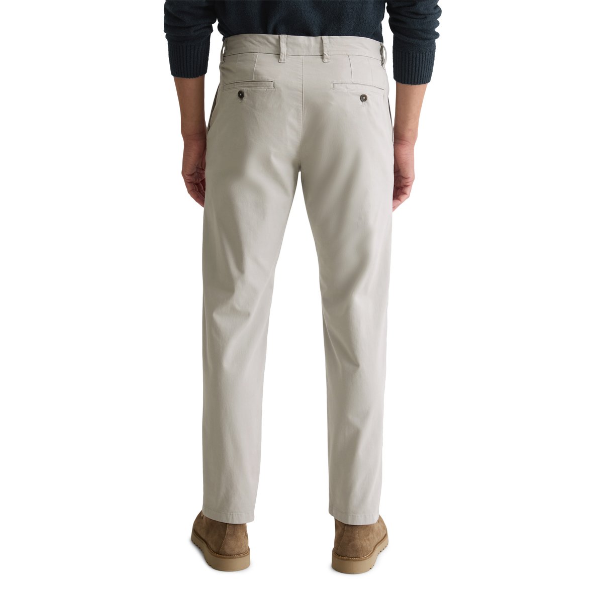 Chino modèle Osby conique en mélange de coton bio de haute qualité gris clair, MARC O'POLO