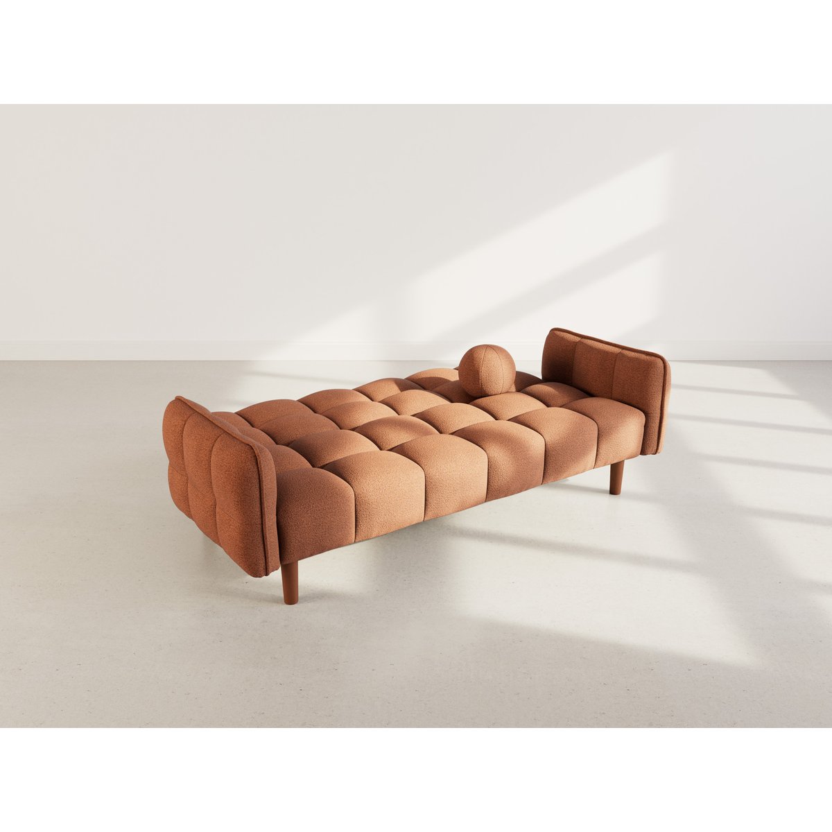 Canapé Clic-clac en 2 places - ADAM terracotta, BEST MOBILIER