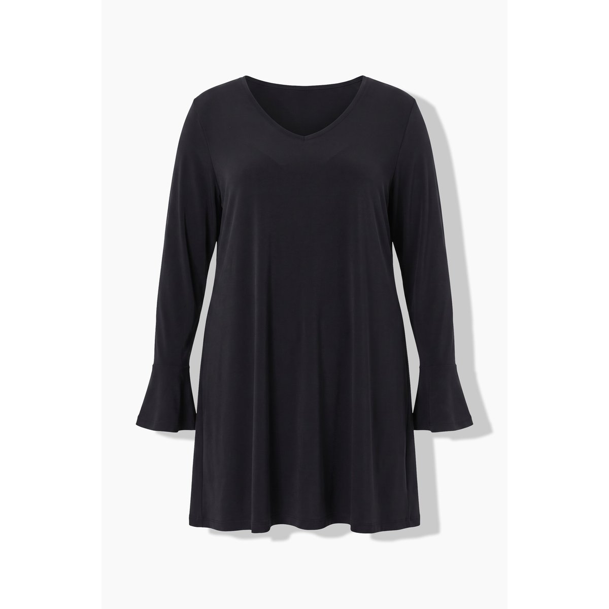 T-shirt long noir, ULLA POPKEN