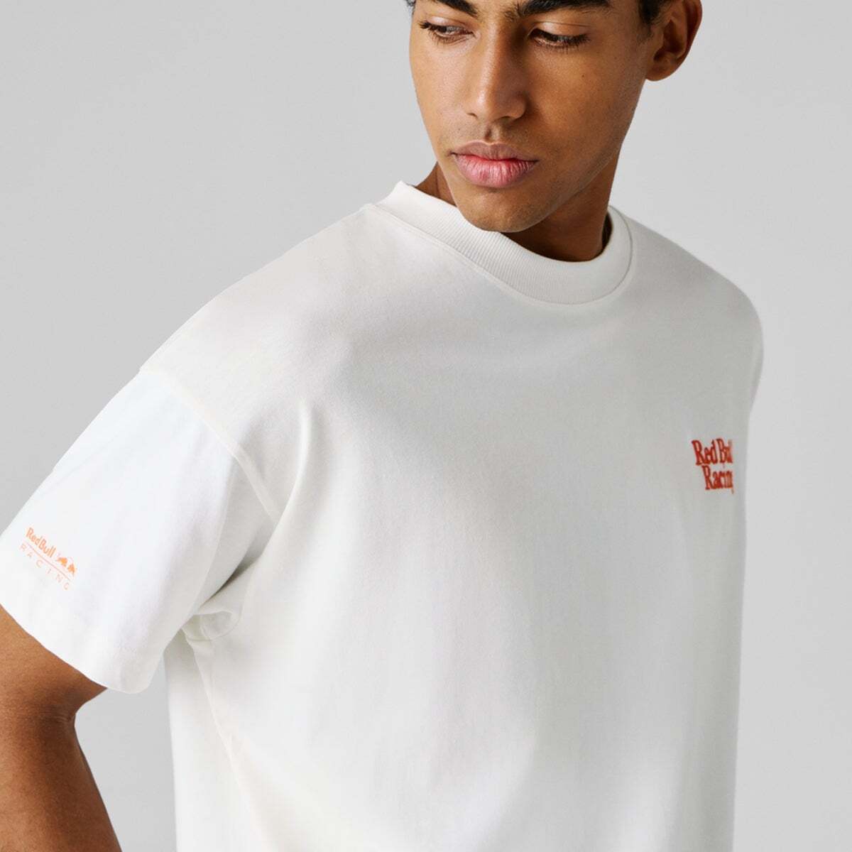 Red Bull Racing T-Shirt À Coupe Large Avec Imprimé Au Dos blanc, PEPE JEANS