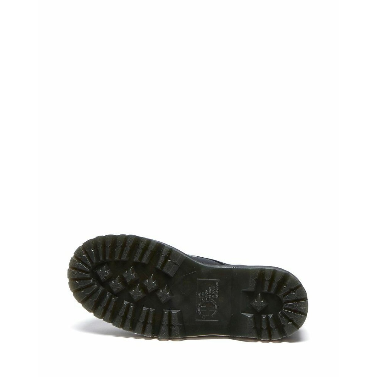 Boots plateformes Sinclair en cuir Thumbled Nappa noir, DR. MARTENS