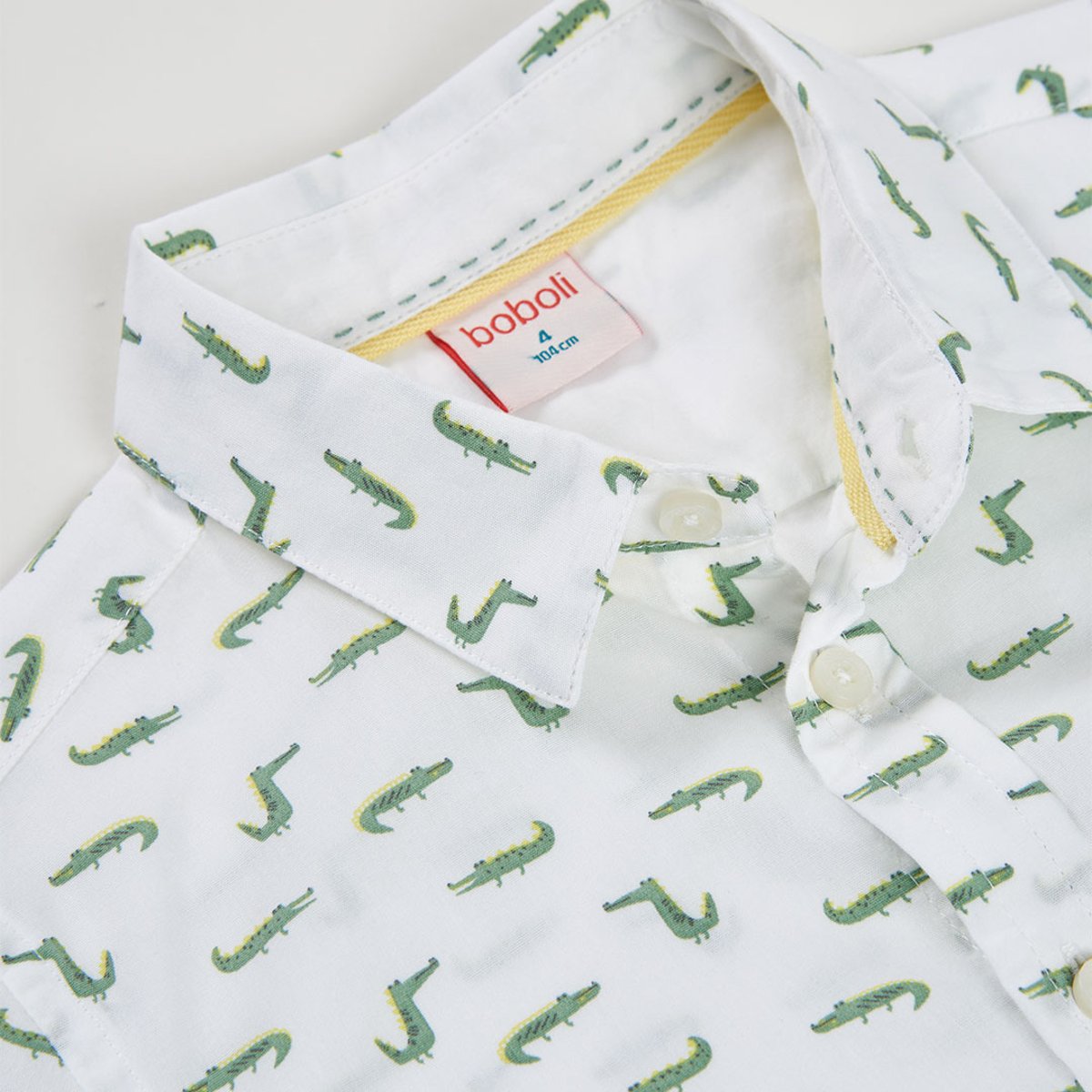 Chemise imprimé crocodile multicolore, BOBOLI