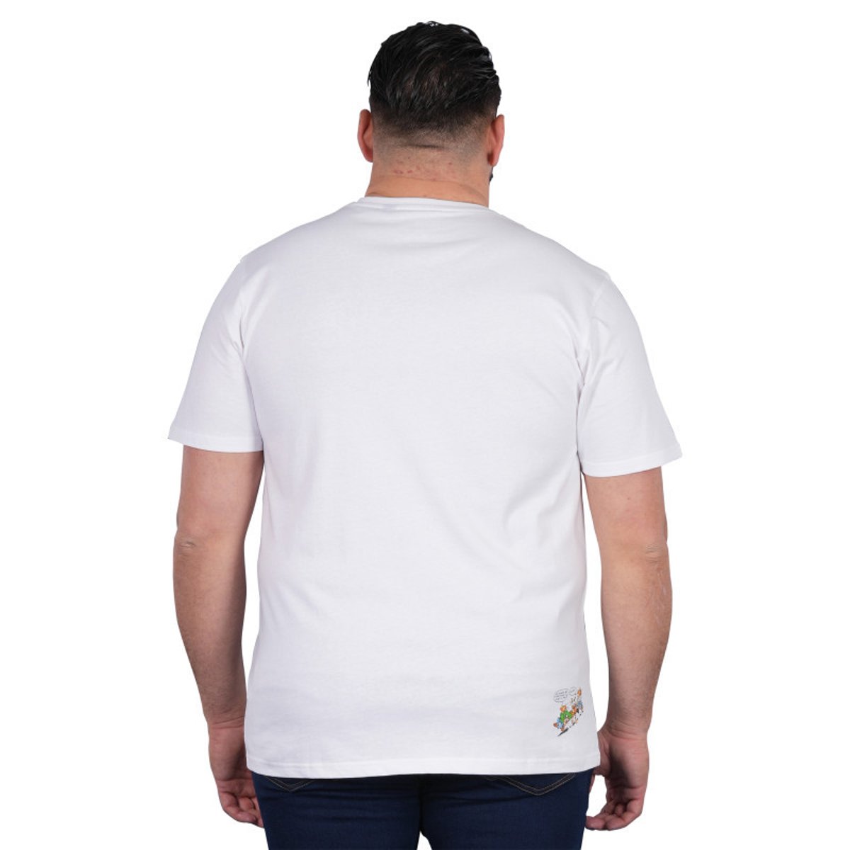 T-shirt en coton biologique blanc uni pourvu d'une coupe droite blanc, RUCKFIELD