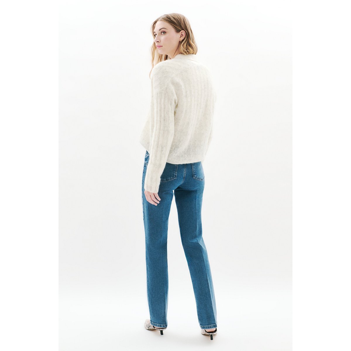 Gilet Melbourne ecru femme ecru, CAROLL