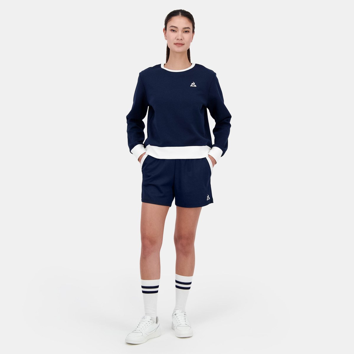 Short Héritage dark velvet, LE COQ SPORTIF