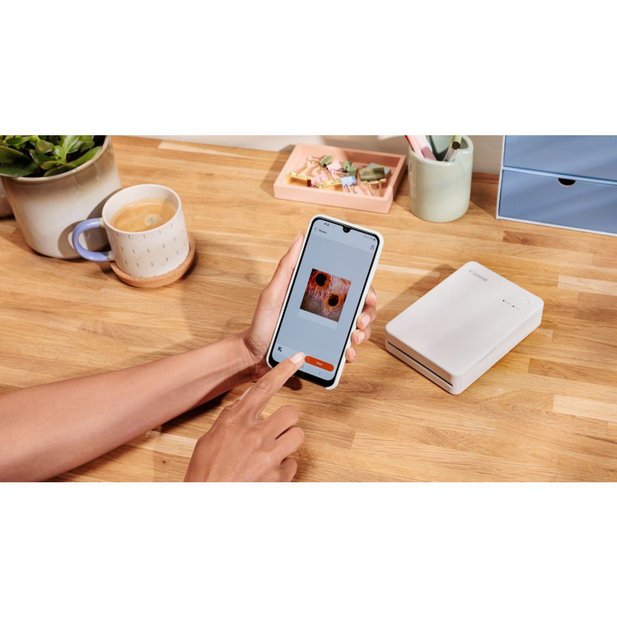 Imprimante photo portable SELPHY QX20 Blanc Sable couleur unique, CANON