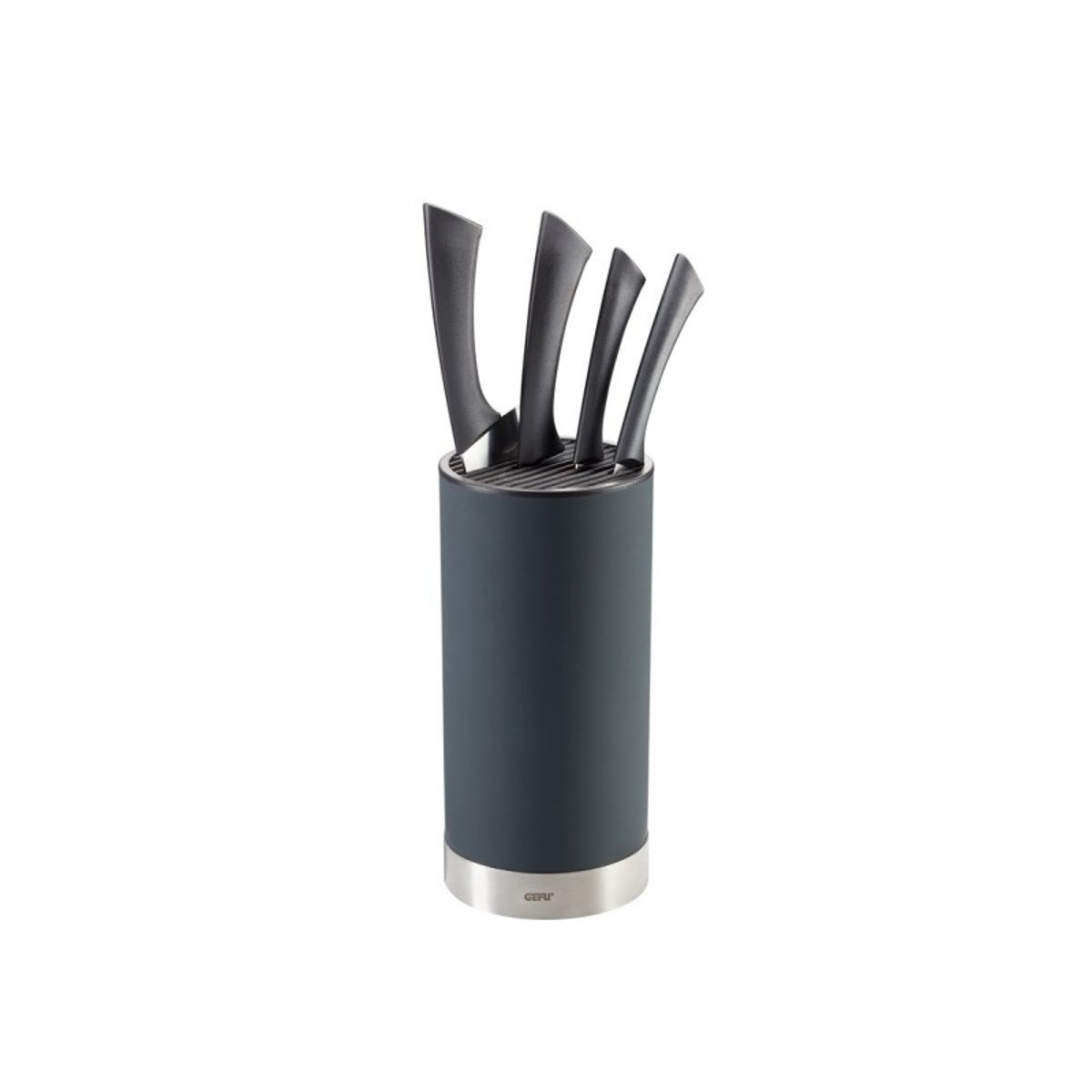 Bloc vide pour couteaux depo argent et noir, GEFU