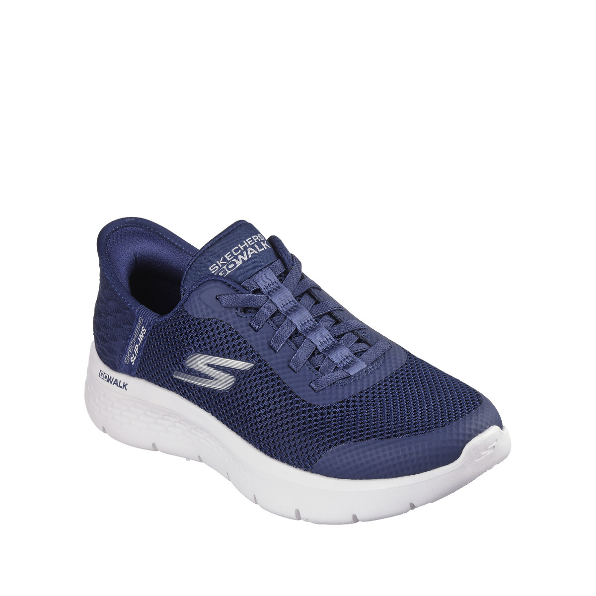 Baskets Go Walk Flex - Grand Entry bleu marine, SKECHERS