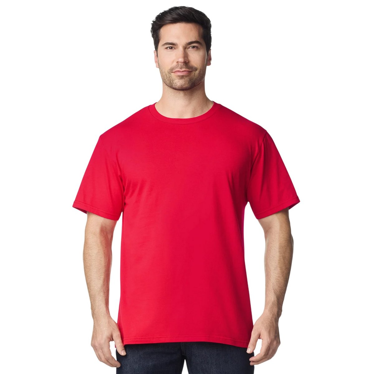 T-shirt SOFT STYLE rouge, GILDAN