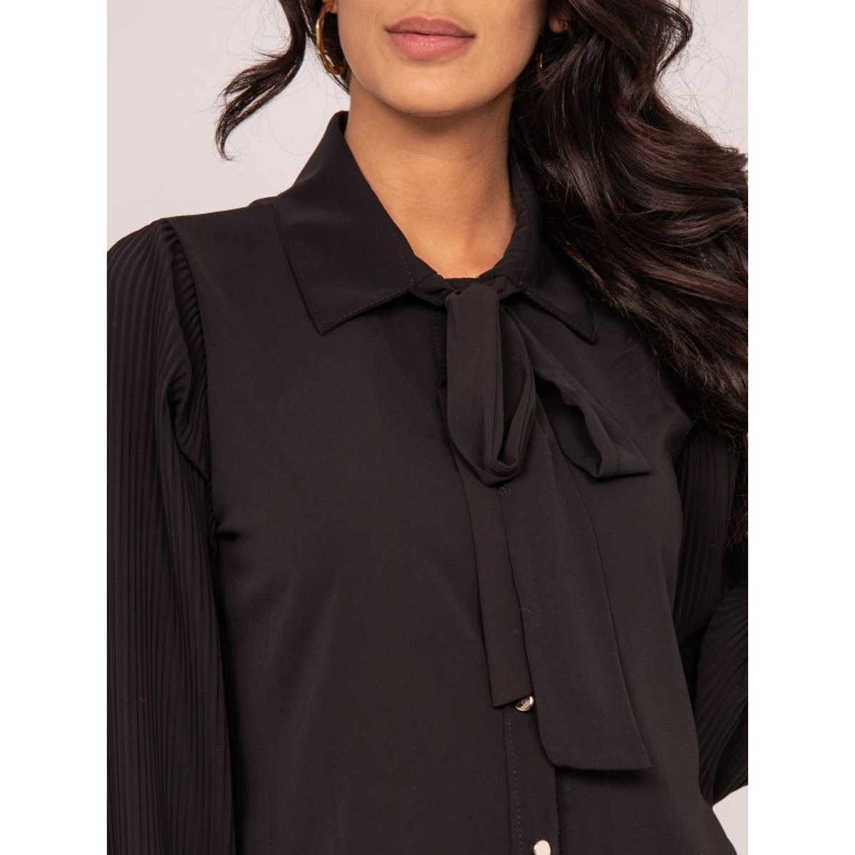 Chemise Fluide Orfeo noir, DONA LISA