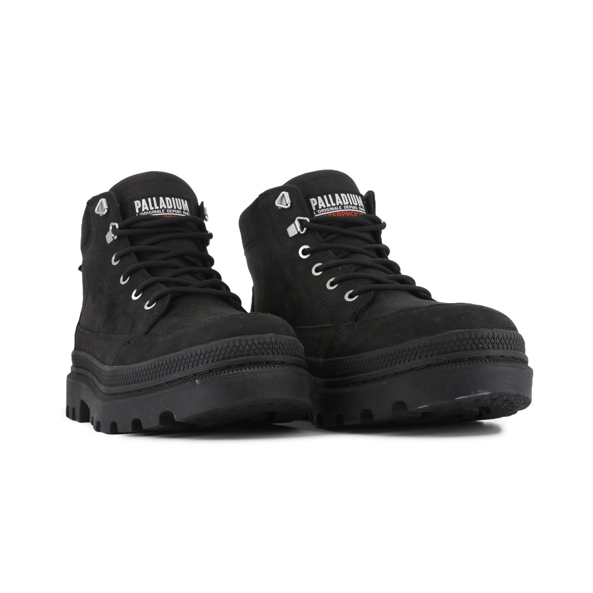 Boots en cuir TROOPERCUFF WP+ black, PALLADIUM