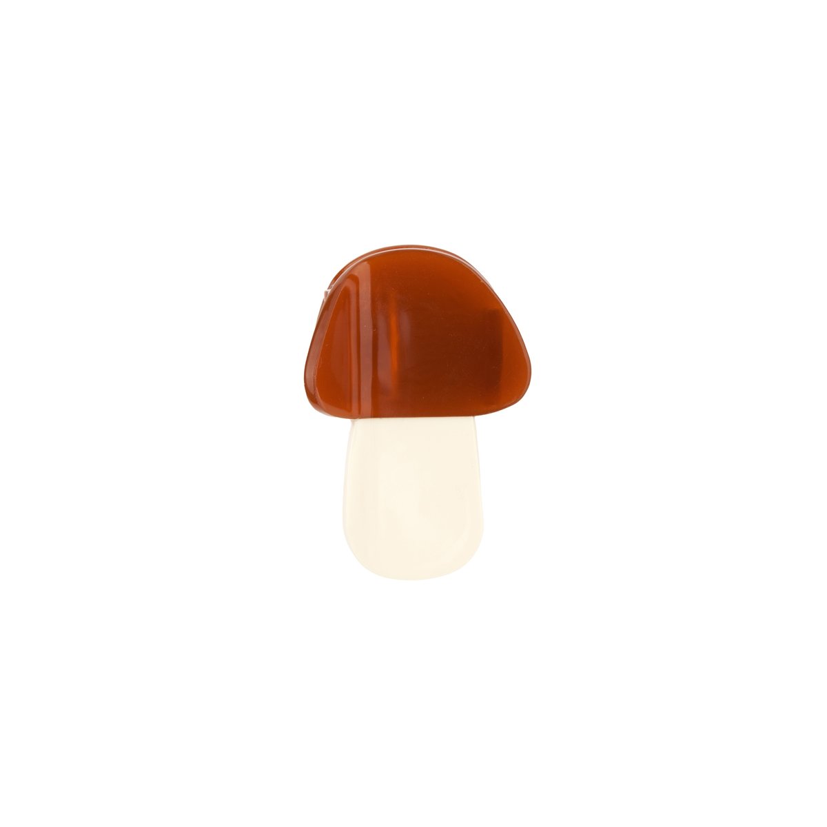 Pince à cheveux Bolet crème et marron, COUCOU SUZETTE