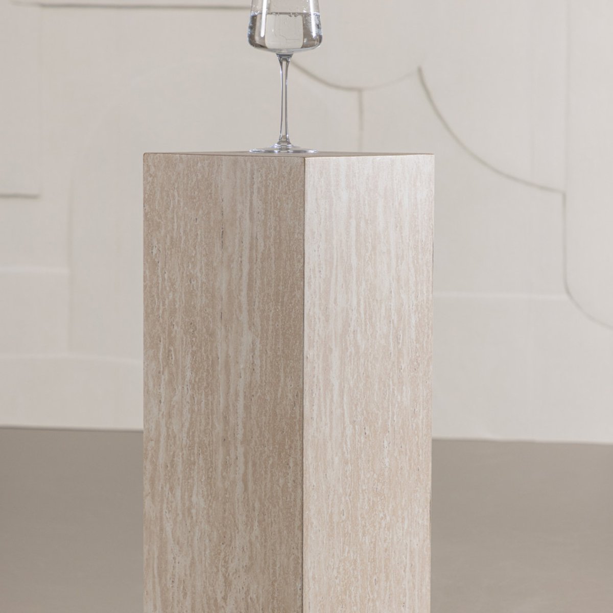 Sellette effet travertin- RAMSVIK beige, VIND