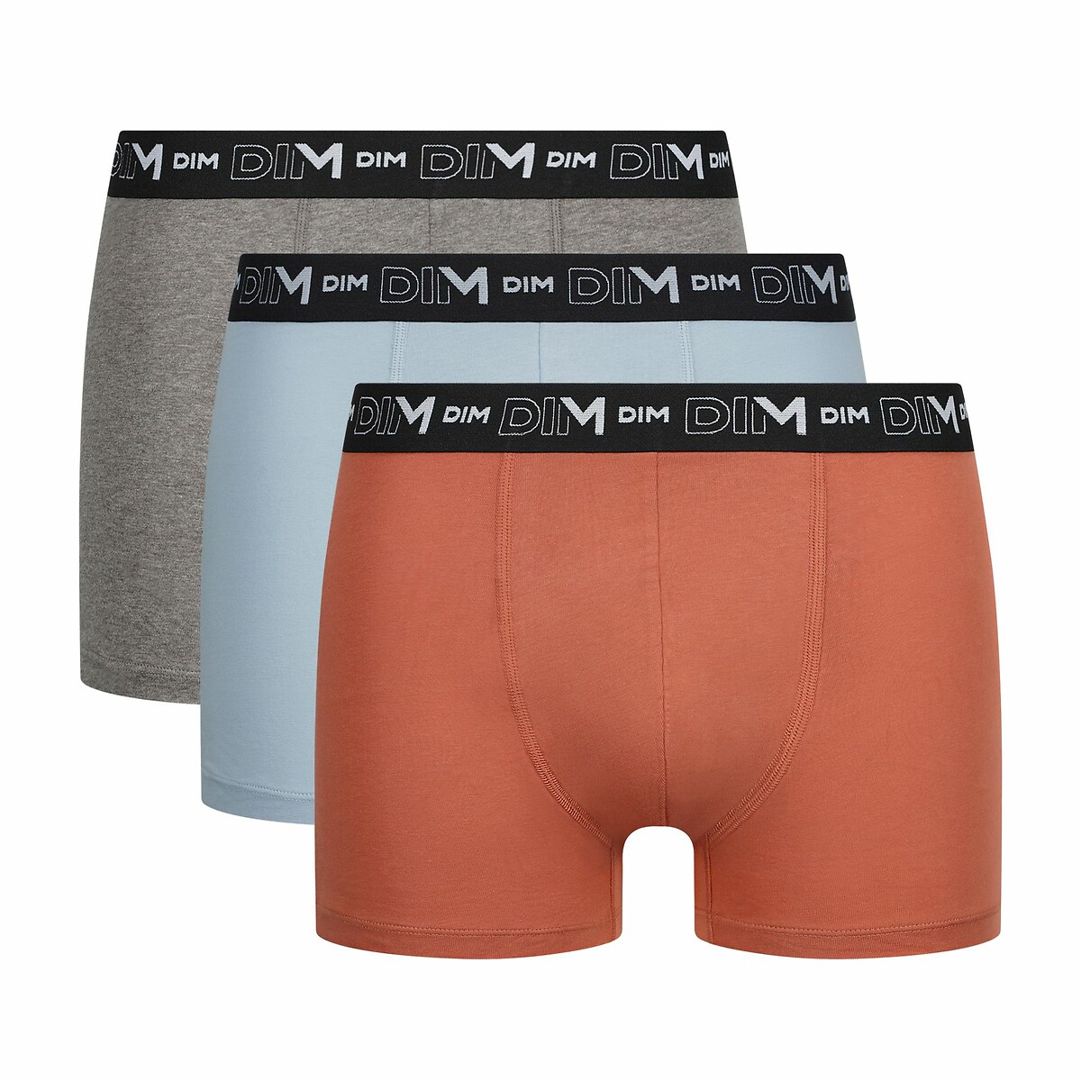Confezione Da 3 Boxer In Cotone Elasticizzato Abbigliamento E Accessori Biancheria Intima Calze Intimo La Redoute