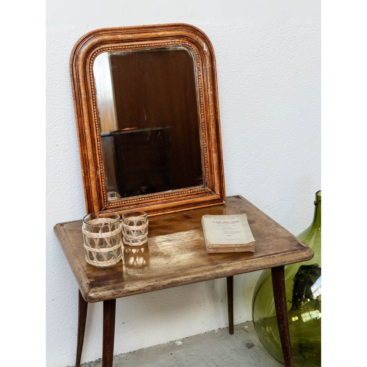 Miroir Louis Philippe Georges N°1213 - Bon état rouille, DEBONGOUT