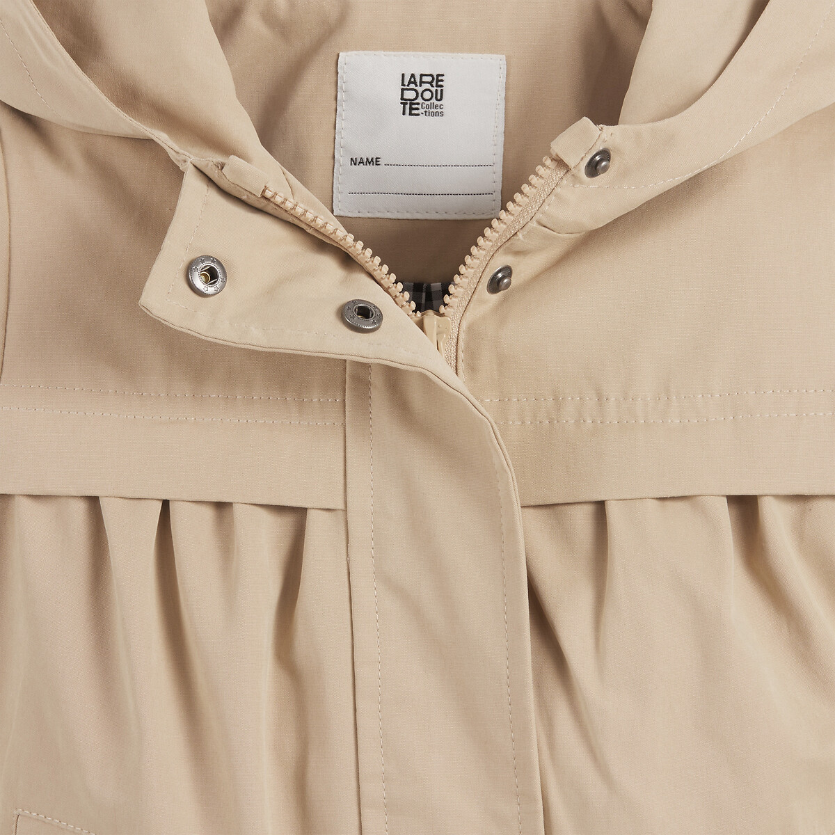 Blouson façon trench, mi-saison beige, LA REDOUTE COLLECTIONS