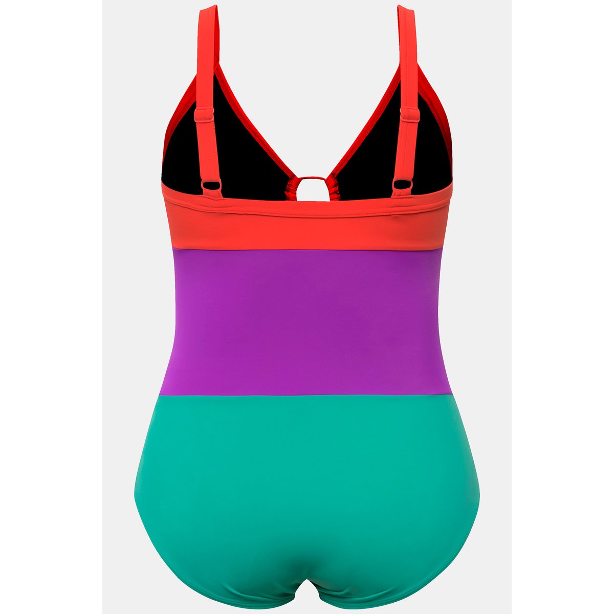 Maillot de bain esprit colour block vert de la mer, ULLA POPKEN