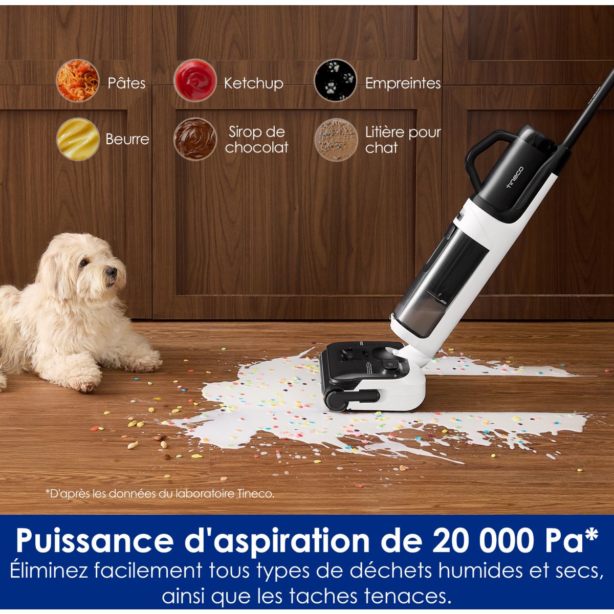 Aspirateur laveur Floor One Switch i5 Stretch Noir couleur unique, TINECO
