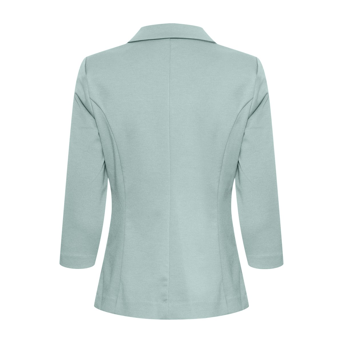 Blazer coupe droit, manches 3/4, poches passepoilées bleu ether, ICHI