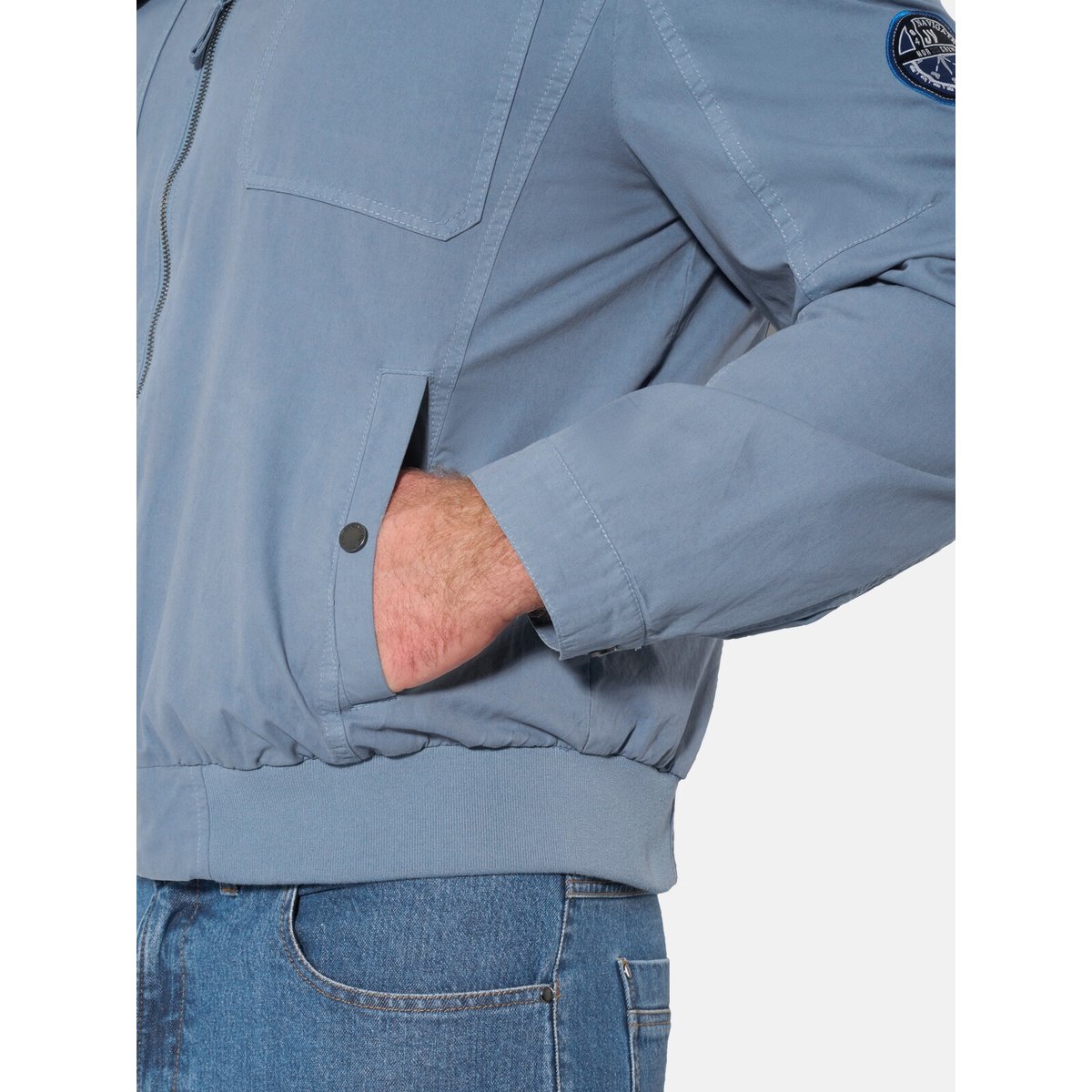 Blouson ELARD bleu, JAN VANDERSTORM