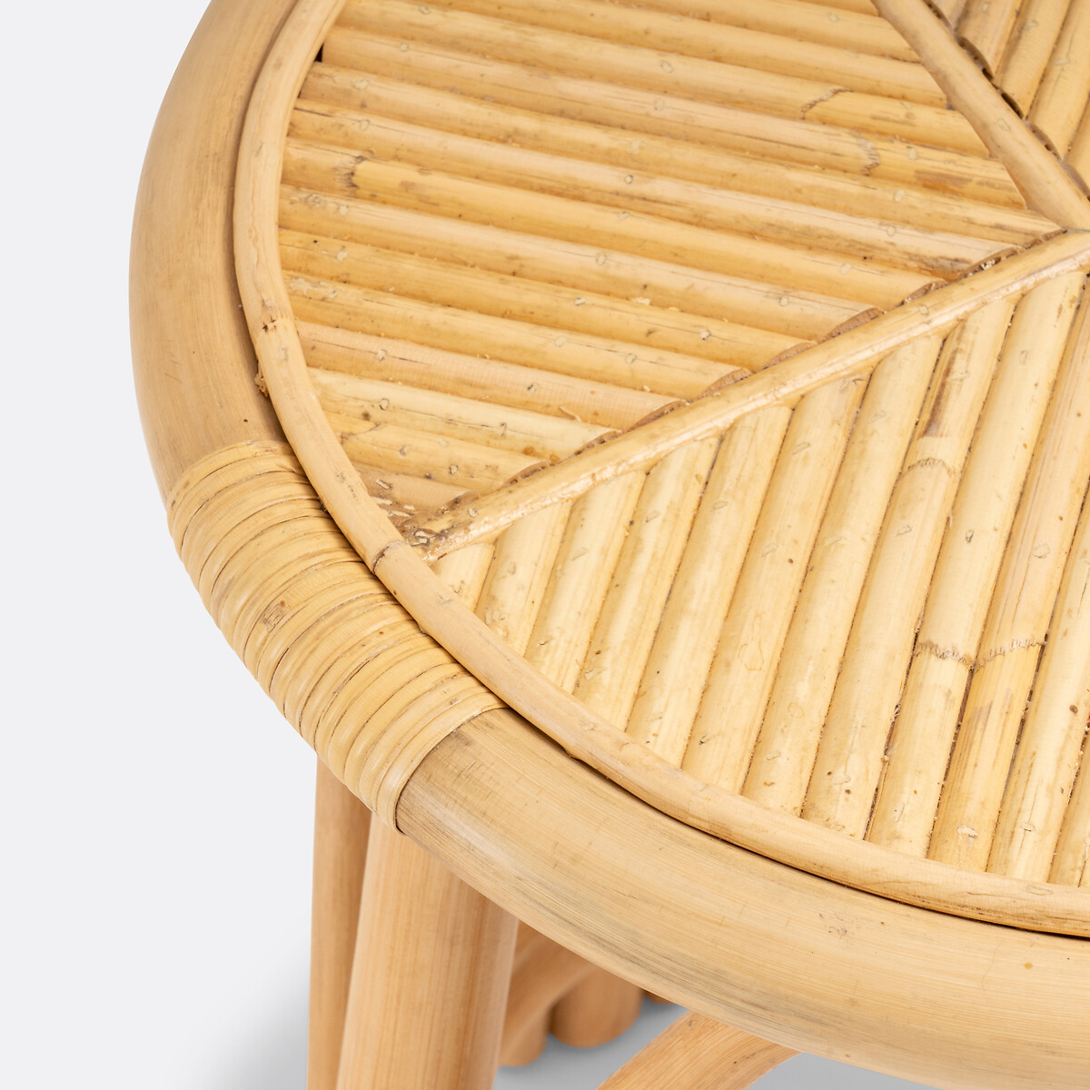 Tabouret en rotin, Katni naturel, LA REDOUTE INTERIEURS