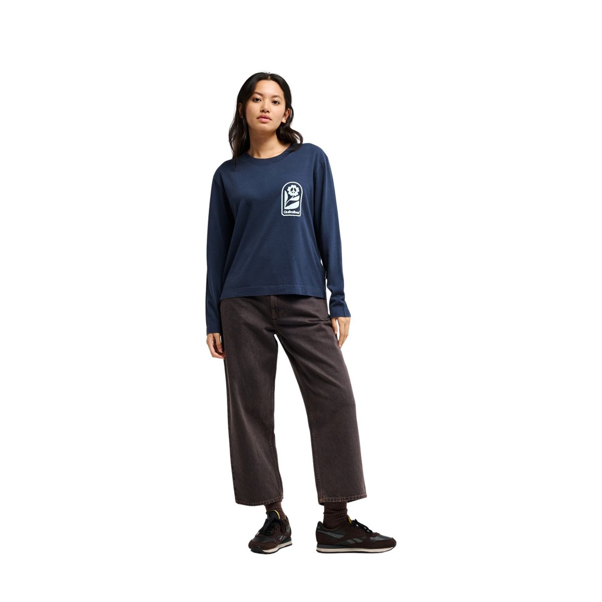T-shirt manches longues STANDARD bleu dark navy, QUIKSILVER