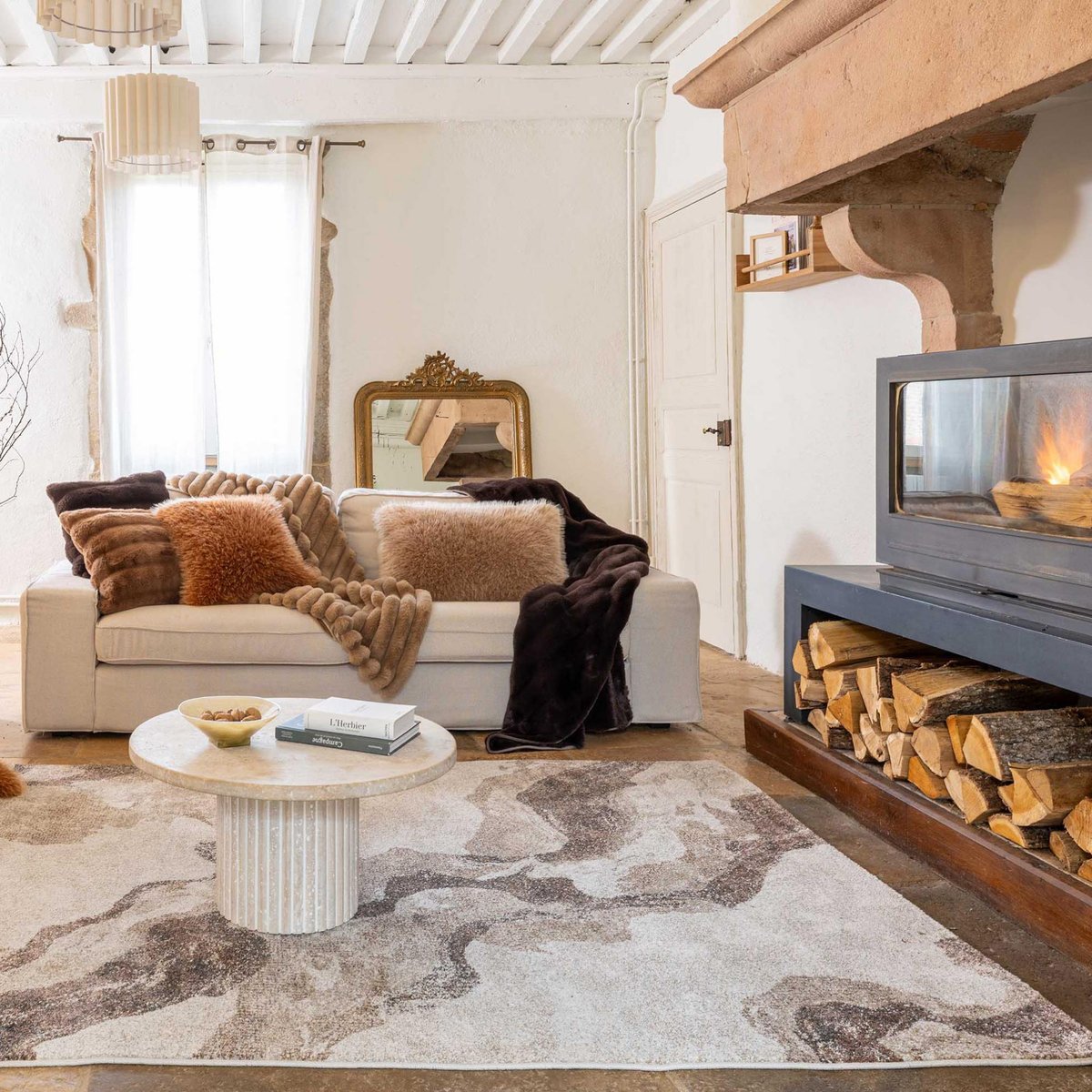 Tapis Thea naturel, VIVARAISE