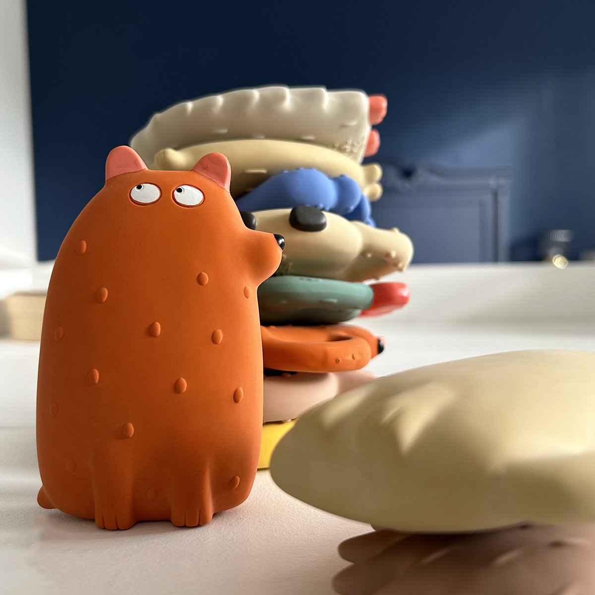 Jouet de bain - OURS orange, PETIT JOUR