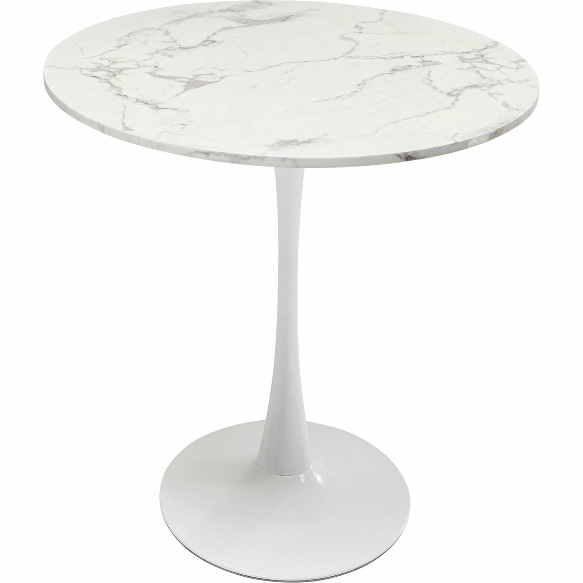 Table Schickeria marbre blanc Ø80cm blanc, KARE DESIGN