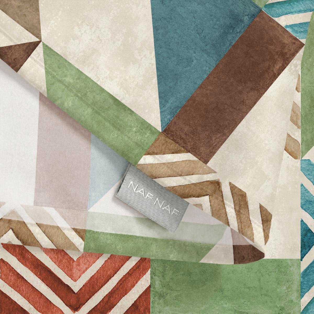 Nappe anti-taches Congo - 100% coton - multicolore, NAF NAF HOME