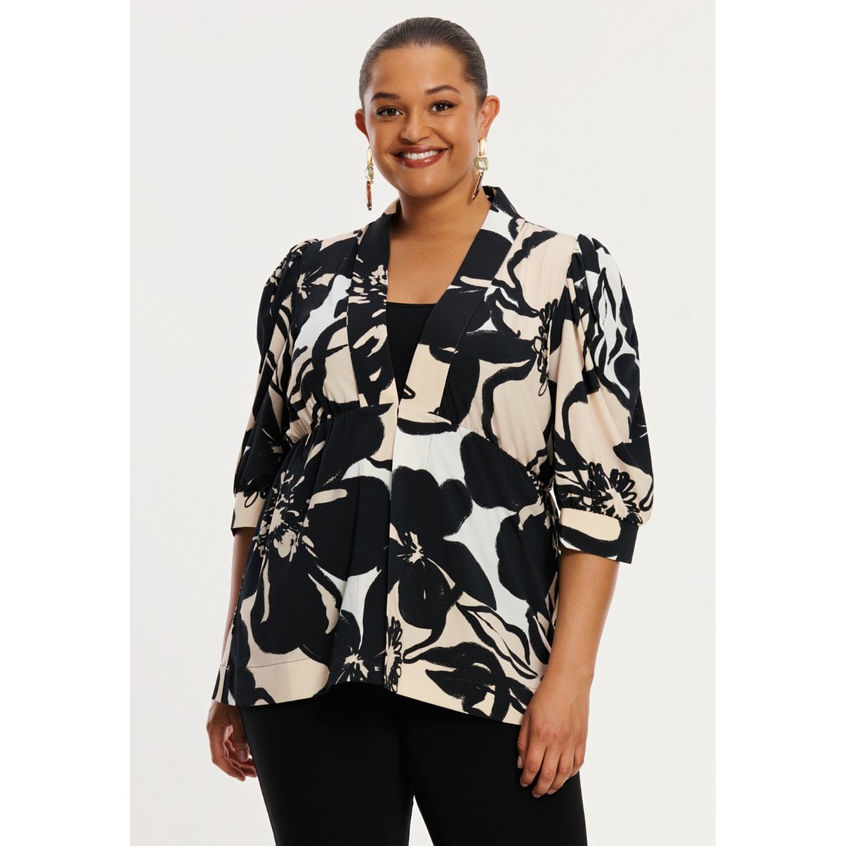 Jacket Flare Fit écru, YOEK
